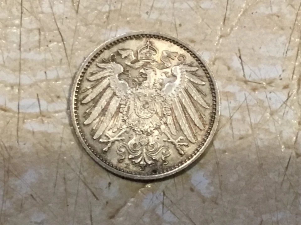 SILVER 1 Mark 1914E 1914A 1917 BANKNOTE 20 & 5 MARK 1914 12 UNC STAMP 1914-1918  - Image 2 of 4