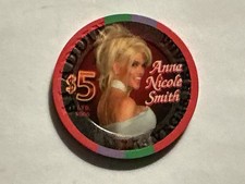 Aladdin Hotel Casino Anna Nicole Smith Gambling Poker Chip - Las Vegas NV