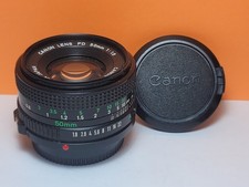 ,,.Canon FD 50mm f1.8 Lens Manual Focus Lens FD mount    .........#sm
