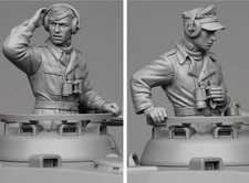 1/35 WW2 Panzer Commander Officer RESIN FIGURE MODEL KIT Unassembled Unpainted