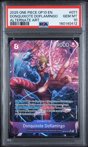 Donquixote Doflamingo (Parallel) graded PSA 10 for sale on eBay