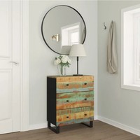 Sideboard Massivholz Altholz 60X33X75 Cm Landhausstil Wohnzimmer