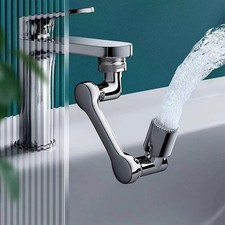 1080  Rotating Faucet Extender - Universal Splash Filter, 2 Mode Sink Aerator