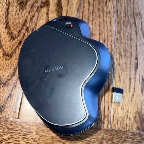 Logitech MX Ergo Plus Wireless Trackball Mouse With Dongle & Base Plate - Works - Bild 2 von 3