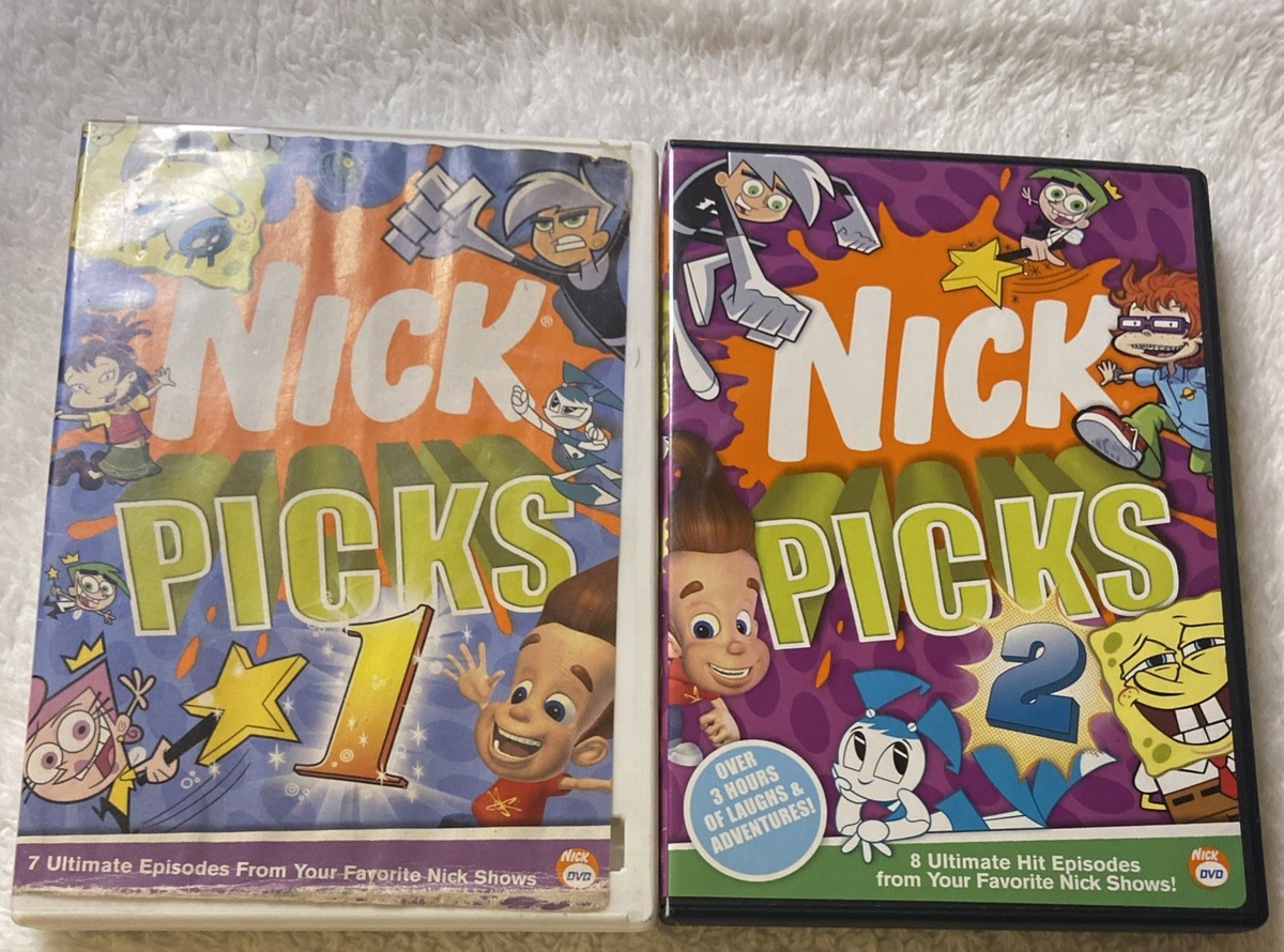 【NiKK（ニック）】DVD 14枚セット Nick Picks Dvd Volume 1-5 DVDs 1 2 3 4 5 Vtg 2006 Oddparents