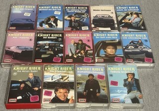 14 x Knight Rider Kassetten MC Hörspiele Sammlung 1 11 17 18 19 Retro Kult