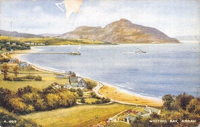 Whiting Bay Arran Insel Arran Postkarte beschädigt