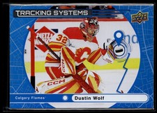 2025-26 Upper Deck Series 1 Hockey Tracking Systems #TS-23 Dustin Wolf