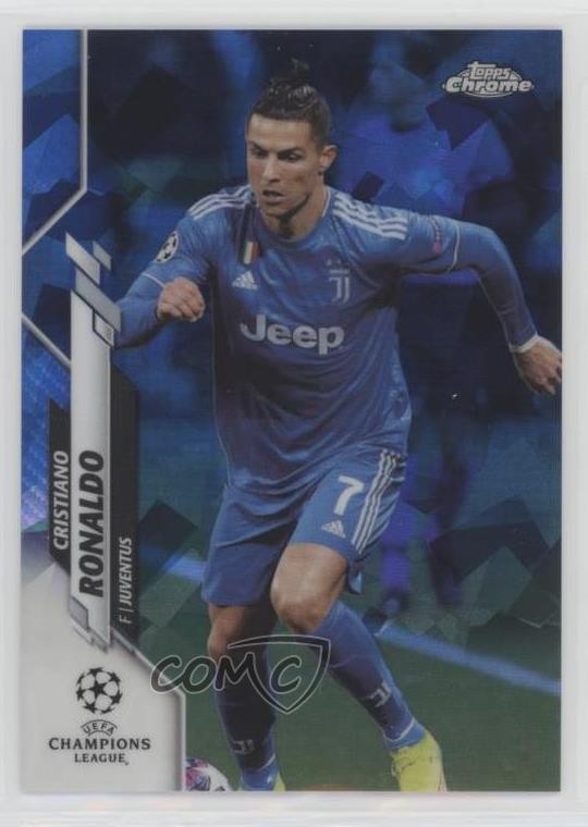 2019-20 Topps Chrome UCL Sapphire Edition Cristiano Ronaldo #100 pe8