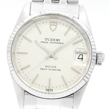 TUDOR Prince Oyster Date 72034 WG bezel Silver Dial Automatic Boy's Watch_897350