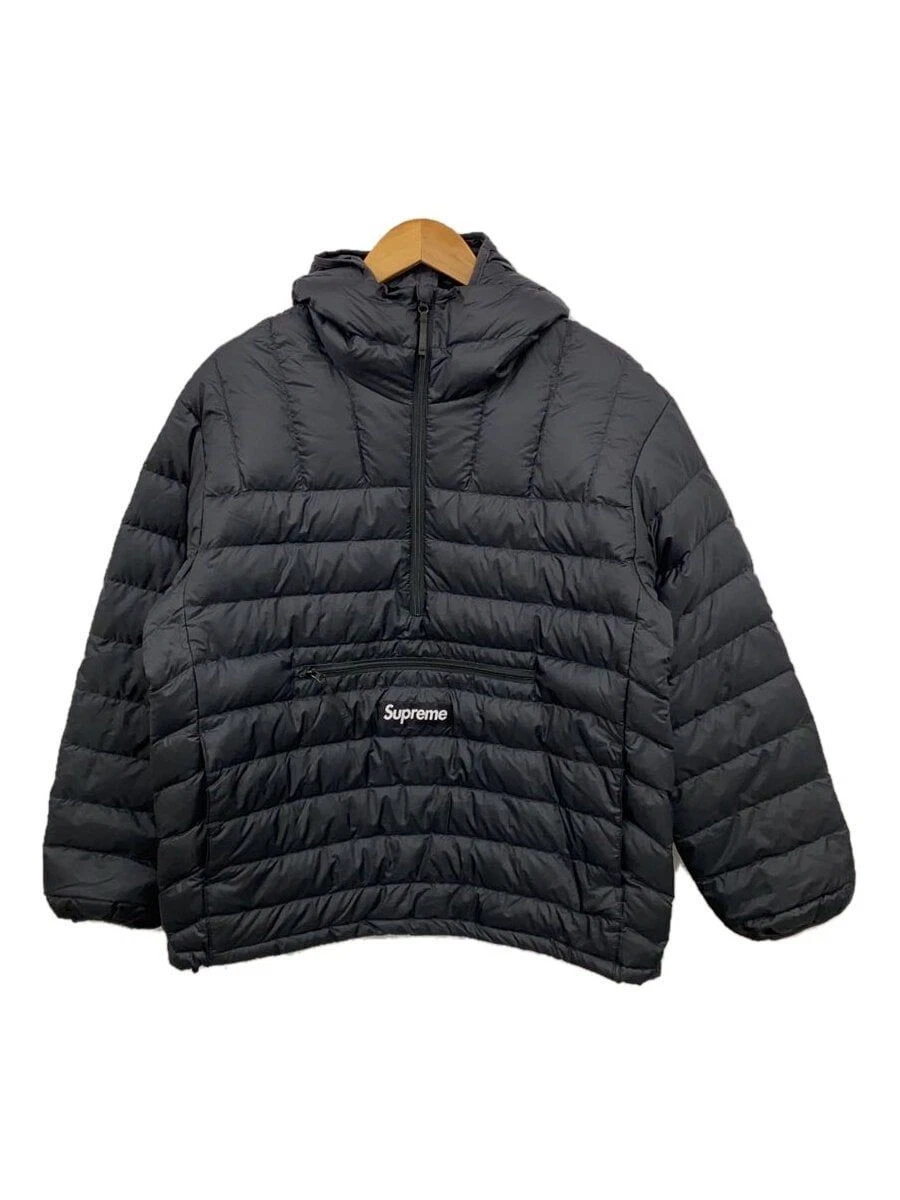 Piumino Supreme S BLK 24fw micro mezza zip nero