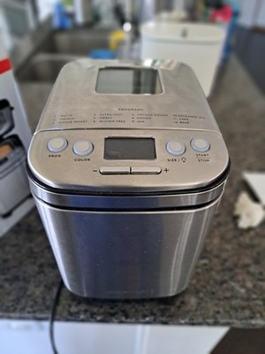 Cuisinart Bread Maker Machine, Silver, 10.5''H x 10''L x 7.5''W CBK-110P1