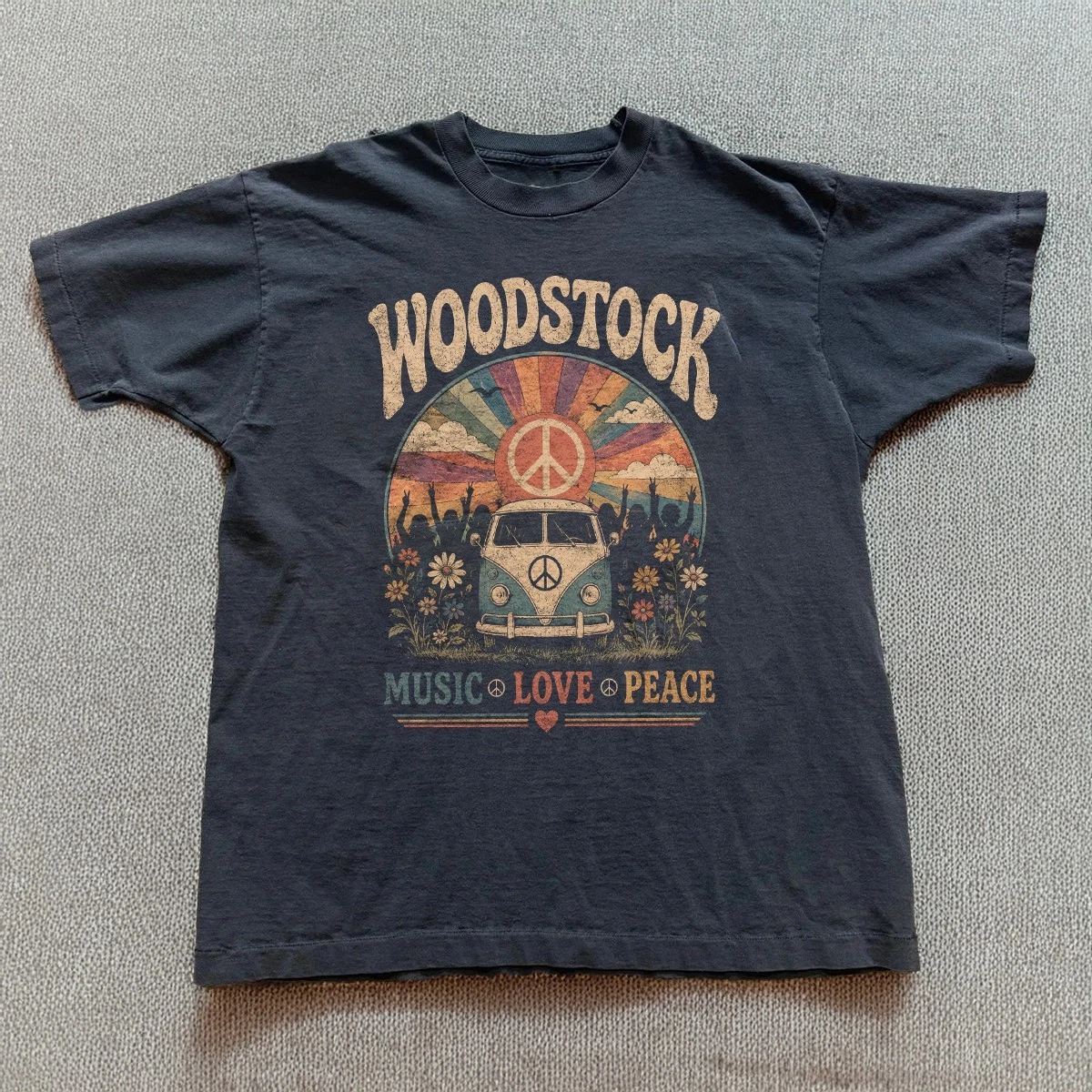 Vintage Woodstock T Shirt Indiana Men's T-Shirts for sale | eBay