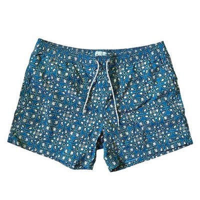 J.Crew Swim Trunks Mens XL Teal Mesh Lined Beachwear Vacation Pool Summer Resort