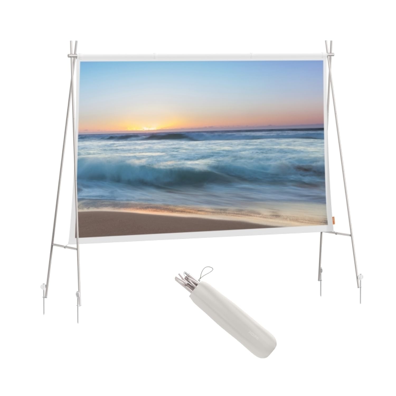 XGIMI 2025 Schermo Proiezione Portatile 70" – Pieghevole e Leggero per (t4O)