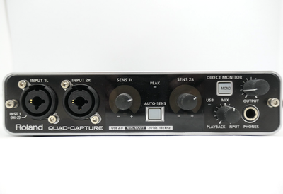 Roland QUAD-CAPTURE UA-55 USB PRO AUDIO INTERFACE USB MIDI 24-bit