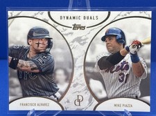 2025 Topps Dynamic Duals Francisco Alvarez/Mike Piazza Base #40