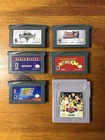 GBA Lot of 6 - Kingdom Hearts - Dynasty Warrirors - Game & Watch 4 + more