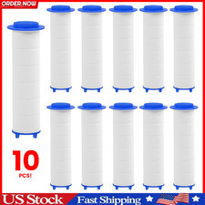 10Pcs Ion Shower Drops Head Filter, 2.95 0.94 inches Showerhead Filter, PP Co