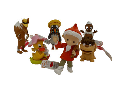 Bullyland Unser Sandmännchen 6 Figuren Set Sandmann, Pittiplatsch, Fuchs, Elster
