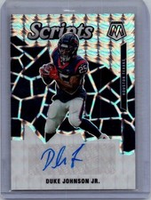 2020 Panini Mosaic #S51 Duke Johnson Jr. Scripts