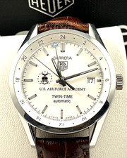 Tag Heuer Carrera Calibre 7 Twin Time Men's Watch WV2116 US Airforce Academy