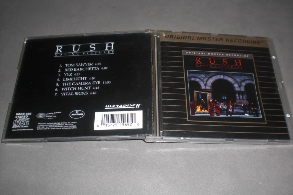 Rush - Moving Pictures MFSL Gold CD - Bild 2 von 2
