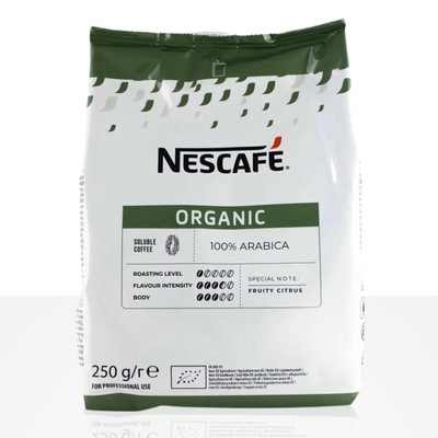Nestle Nescafe Organic - 12 x 250g Fairtrade Instant-Kaffee 100% Arabica