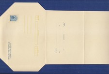 Włochy Całostka Składany list nieużywany / nieopisany