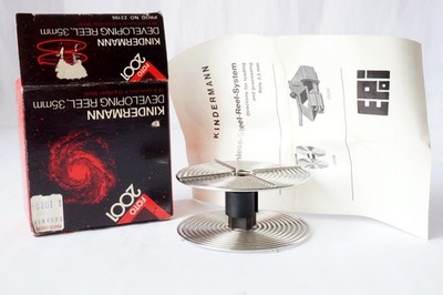 Foto 2001 Kindermann Developing Reel 35mm Stainless Steel 23196 New in Box