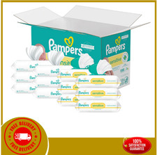 Pampers Sensitive Baby Wipes, Hypoallergenic, 8 Flip-Top Packs, 1008 Wipes