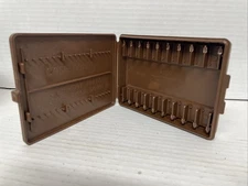 MTM Case Gard 18 Ammo Box 44 Mag Flip Top Brown Plastic In Great Condition