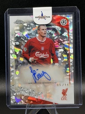2025-26 Topps Chrome UCC - Jamie Carragher - FDI Auto /11 - Liverpool