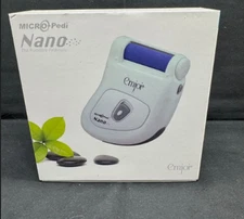Emjoi Micro-Pedi Nano The Portable Pedicure Battery Operated White Cordless NEW