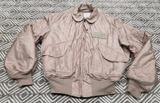USGI Flyer's CWU-45/P Jacket Tan Cold Weather Aramid Coat Men's XL Full Zip