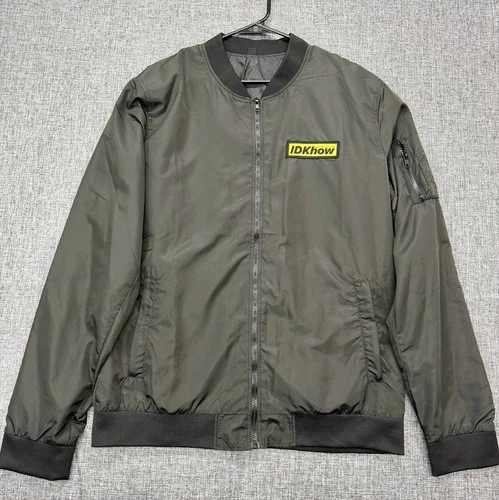 IDKhow But They Found Me XXL Black Winder Breaker / Jacket With Patch - product listing photo