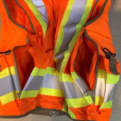 Seco Products Surveyor’s Vest Orange Yellow Size XL image 5