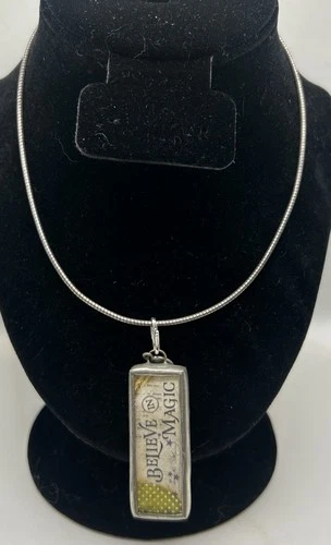 Jewel Kade Necklace & Double-Sided Pendant "Believe in Magic" & Key Design