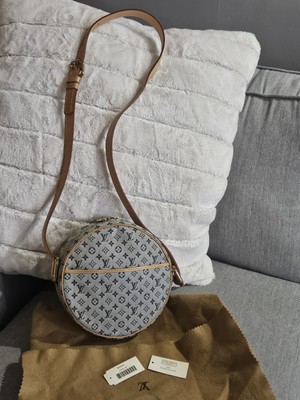 EUC Vintage Louis Vuitton Jeanne GM Monogram Denim Boite Chapeau