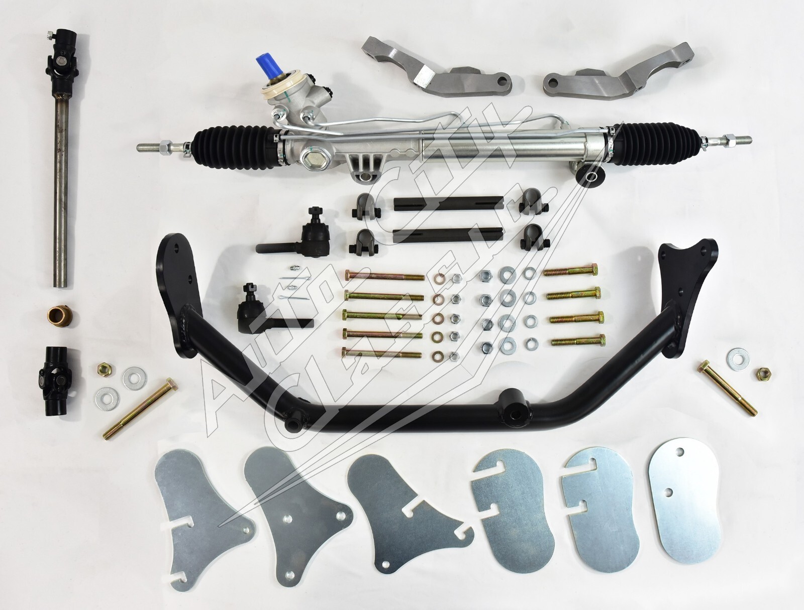 1955 1956 1957 chevrolet rack and pinion changeover with intermediate shaft