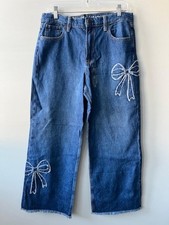 GAP Kids Low Stride Wide Leg Jeans Size 16 Plus Cotton wide leg New