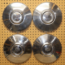 Vintage Set 11 Inch Dog Dish Hubcaps 70s80s Ford Police Car Crown Vic Caps