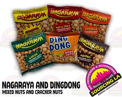 Set of 6 Nagaraya & Ding Dong Snack Mix   Filipino Crunchy Snack Variety Pack