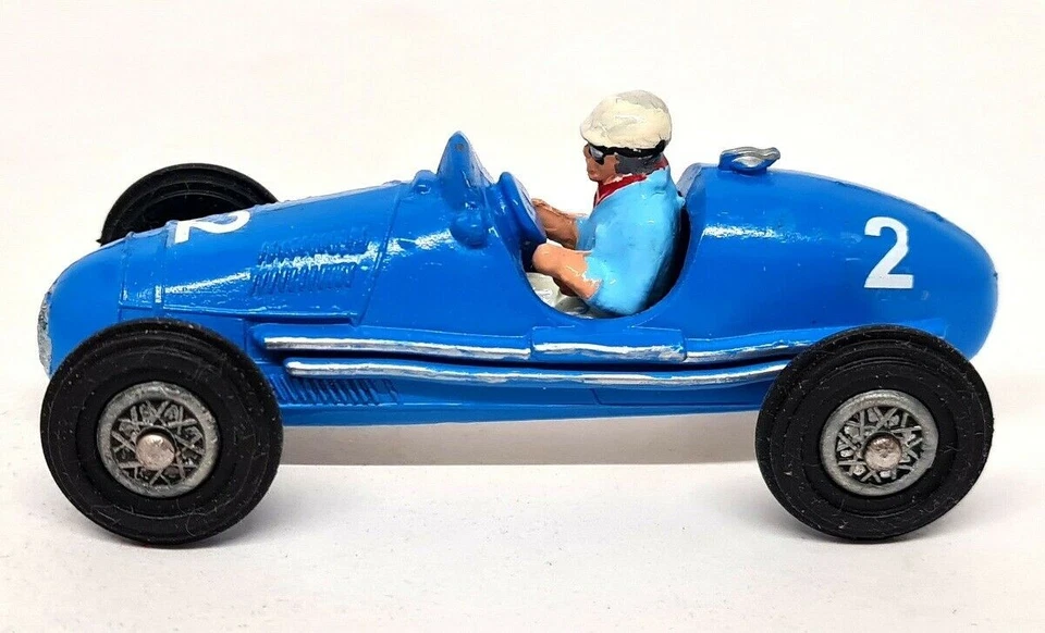 Crescent Toys Vintage - Gordini 2.5 Litre G/Prix Race Car Restored Blue #2 - Image 3 of 4