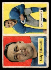 1957 Topps #71 Andy Robustelli - GD-VG *TedsCardShack*