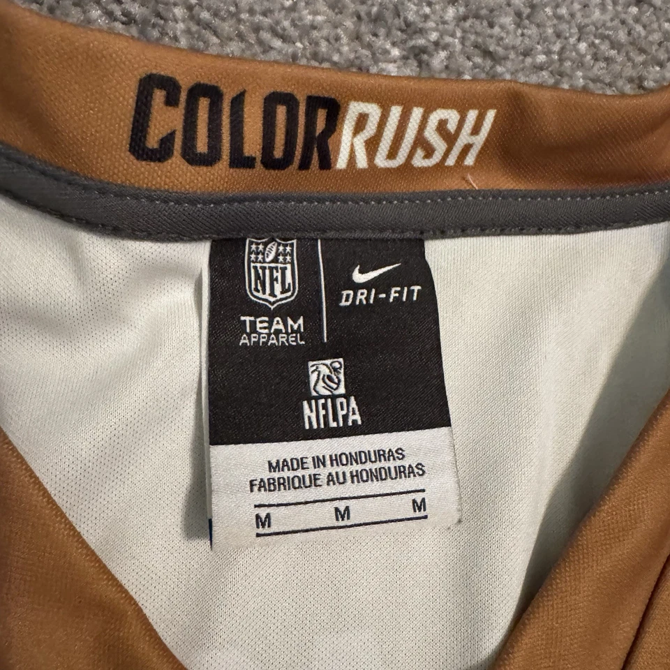 Jacksonville Jaguars Jersey Mens Medium Gold Color Rush Jalen Ramsey Dri Nike - Image 4 of 4