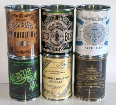 Replik Vintage Retro Blechdose Requisiten Display Pub Bar Memorabilia Bier Geschenkset