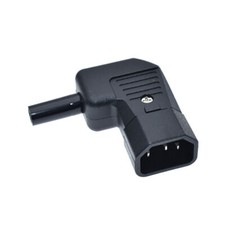IEC320 C13/C14 Plug 90  Right Angle Rewirable Connector Power AC 250V 10A