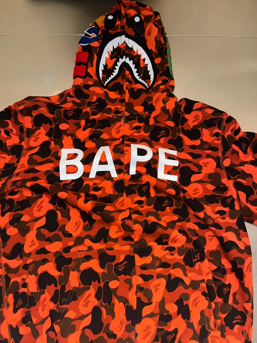 BAPE x XO Camo Shark Full Zip Hoodie. | eBay
