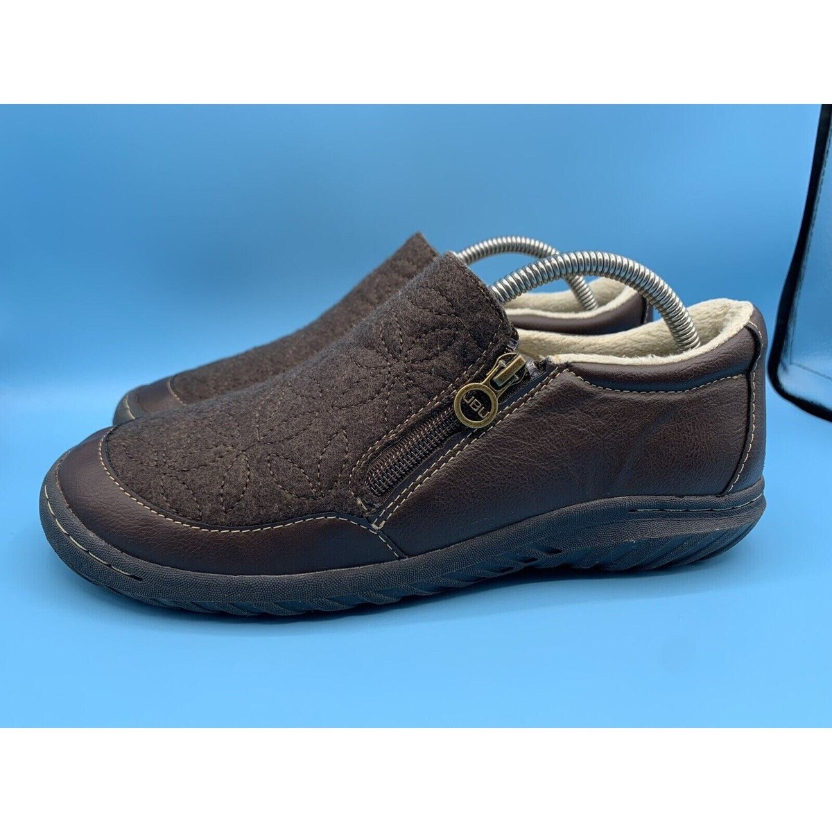 JBU by JAMBU CRIMSON Brown Slip-On Loafers Casual Comfort Shoes